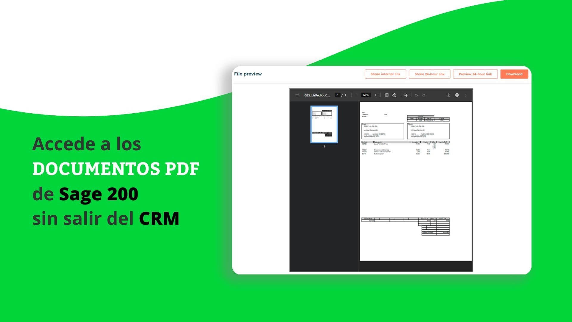 Documentos de Sage 200 al alcance de tu equipo