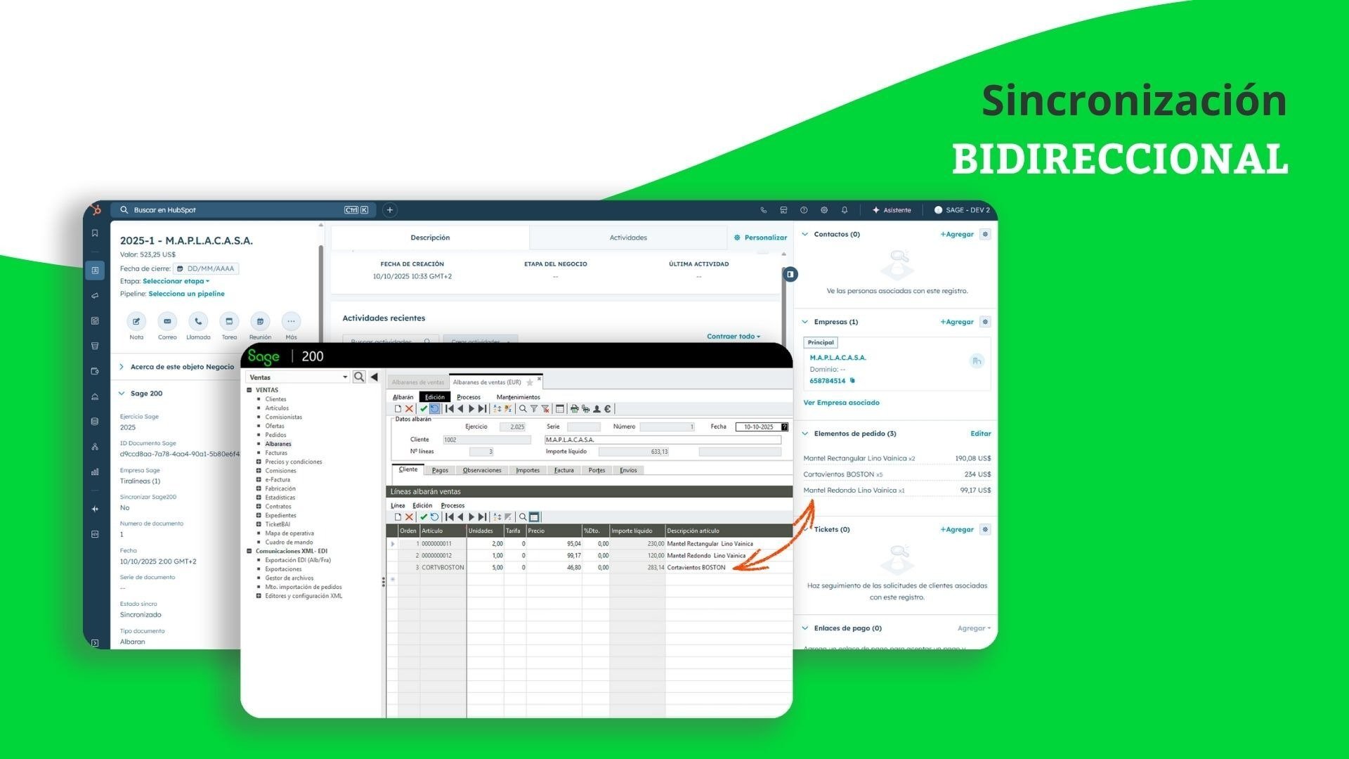 Sincronización bidireccional
